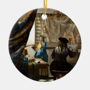 Johannes Vermeer - De Allegory of Painting Keramisch Ornament