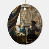 Johannes Vermeer - De Allegory of Painting Keramisch Ornament (Links)