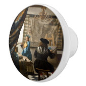 Johannes Vermeer - De Allegory of Painting Keramische Knop (Rechts)
