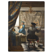 Johannes Vermeer - De Allegory of Painting Klembord (Achterkant)