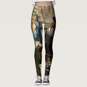 Johannes Vermeer - De Allegory of Painting Leggings