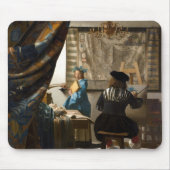 Johannes Vermeer - De Allegory of Painting Muismat (Voorkant)