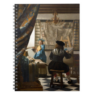 Johannes Vermeer - De Allegory of Painting Notitieboek