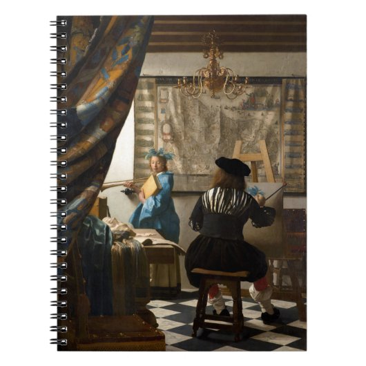Johannes Vermeer - De Allegory of Painting Notitieboek (Voorkant)