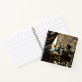 Johannes Vermeer - De Allegory of Painting Notitieboek (Binnen)