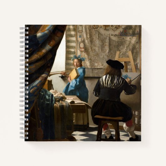 Johannes Vermeer - De Allegory of Painting Notitieboek (Voorkant)