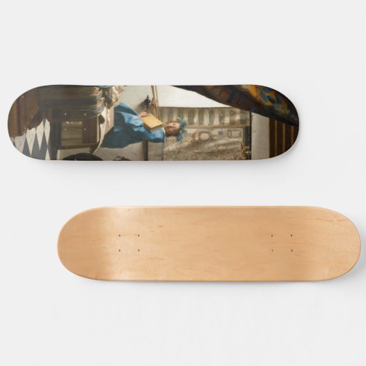 Johannes Vermeer - De Allegory of Painting Persoonlijk Skateboard (Horizontaal)