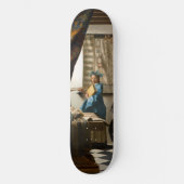 Johannes Vermeer - De Allegory of Painting Persoonlijk Skateboard (Voorkant)
