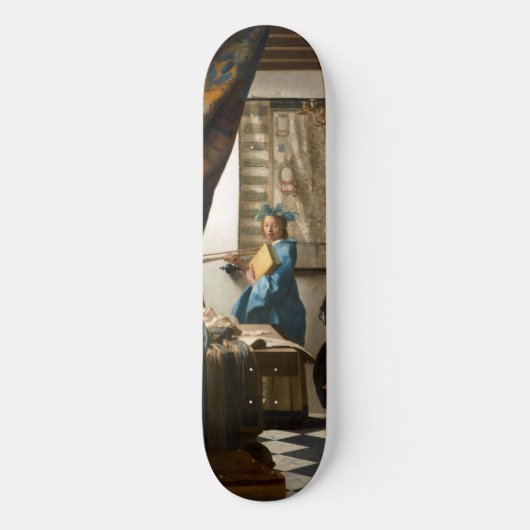 Johannes Vermeer - De Allegory of Painting Persoonlijk Skateboard (Voorkant)