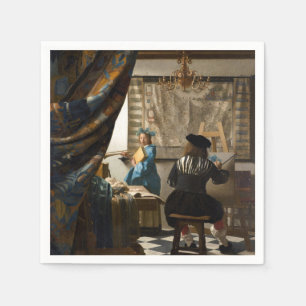 Johannes Vermeer - De Allegory of Painting Servet