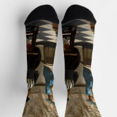 Johannes Vermeer - De Allegory of Painting Sokken (Top)