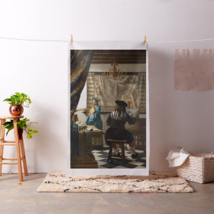 Johannes Vermeer - De Allegory of Painting Stof