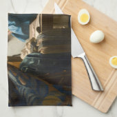 Johannes Vermeer - De Allegory of Painting Theedoek (Quarter Fold)