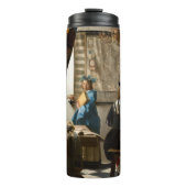 Johannes Vermeer - De Allegory of Painting Thermosbeker (Voorkant)