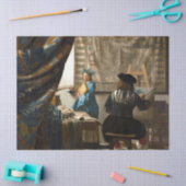 Johannes Vermeer - De Allegory of Painting Tissuepapier (Craft)