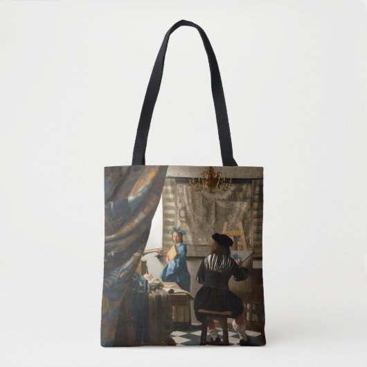 Johannes Vermeer - De Allegory of Painting Tote Bag (Voorkant)