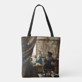 Johannes Vermeer - De Allegory of Painting Tote Bag (Achterkant)