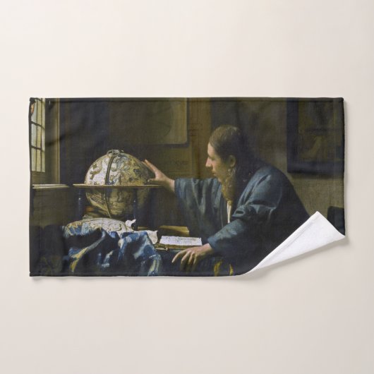 Johannes Vermeer - De Astronomer Bad Handdoek (Handdoek)