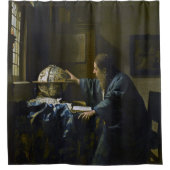 Johannes Vermeer - De Astronomer Douchegordijn (Voorkant)