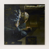 Johannes Vermeer - De Astronomer Legpuzzel (Horizontaal)