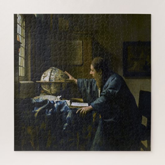 Johannes Vermeer - De Astronomer Legpuzzel (Verticaal)