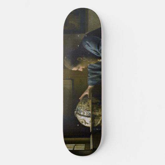 Johannes Vermeer - De Astronomer Persoonlijk Skateboard (Voorkant)