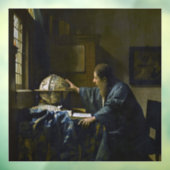 Johannes Vermeer - De Astronomer Raamsticker (Vel 3)