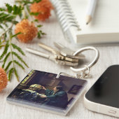 Johannes Vermeer - De Astronomer Sleutelhanger (Voorkant Rechts)