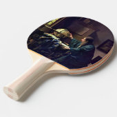 Johannes Vermeer - De Astronomer Tafeltennisbatje (Voorkant Gekanteld)