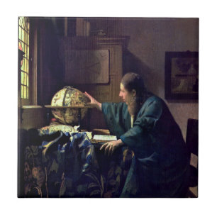 Johannes Vermeer - De Astronomer Tegeltje