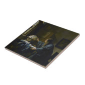 Johannes Vermeer - De Astronomer Tegeltje (Zijkant)