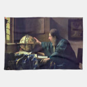 Johannes Vermeer - De Astronomer Theedoek (Horizontaal)
