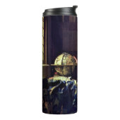 Johannes Vermeer - De Astronomer Thermosbeker (Gedraaid links)