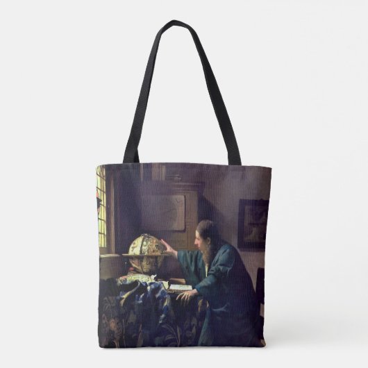 Johannes Vermeer - De Astronomer Tote Bag (Achterkant)