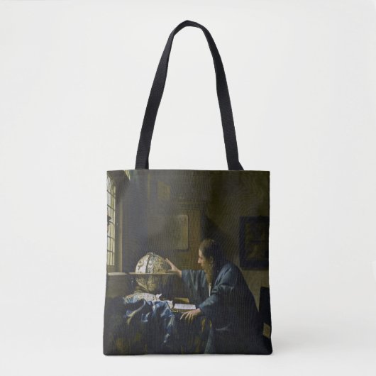 Johannes Vermeer - De Astronomer Tote Bag (Voorkant)