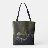 Johannes Vermeer - De Astronomer Tote Bag (Achterkant)