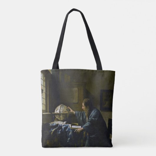 Johannes Vermeer - De Astronomer Tote Bag (Achterkant)