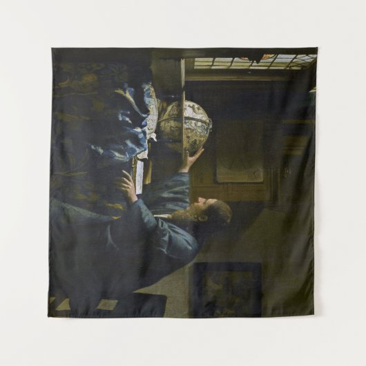 Johannes Vermeer - De Astronomer Wandkleed (Voorkant (horizontaal))