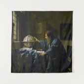 Johannes Vermeer - De Astronomer Wandkleed (Voorkant)