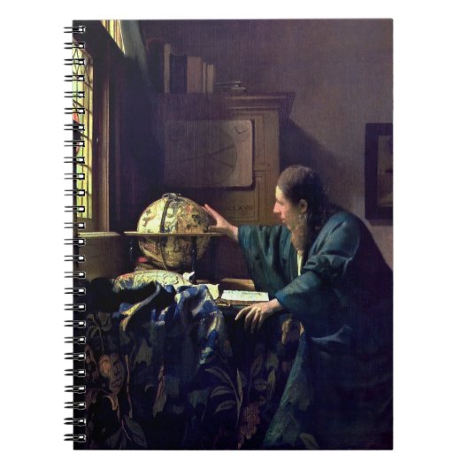 Johannes Vermeer - De Astronoom Notitieboek (Voorkant)