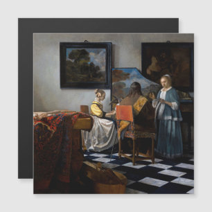 Johannes Vermeer - De Concert Magnetische Kaart