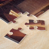 Johannes Vermeer - De geografische puzzel Legpuzzel (Zijkant)