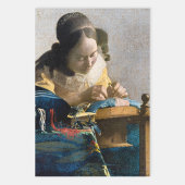 Johannes Vermeer - De Kantwerkster Inpakpapier Vel