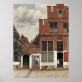 Johannes Vermeer De Kleine Straatklassieker Poster (Voorkant)