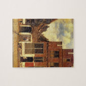 Johannes Vermeer - De kleine straatpuzzel Legpuzzel (Horizontaal)