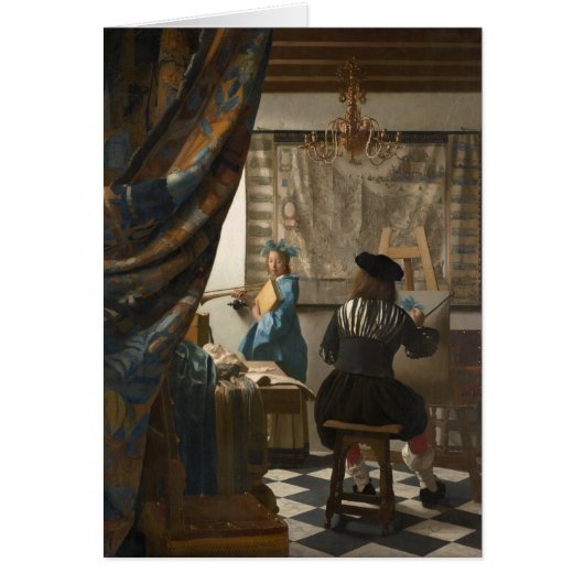 Johannes Vermeer, De kunst van het schilderen (Voorkant)