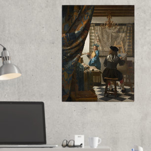 Johannes Vermeer, De kunst van het schilderen Folie Afdrukken