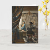 Johannes Vermeer, De kunst van het schilderen Kaart (Gele Bloem)