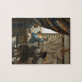 Johannes Vermeer - De kunst van het schilderen Legpuzzel (Horizontaal)
