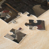 Johannes Vermeer - De kunst van het schilderen Legpuzzel (Zijkant)